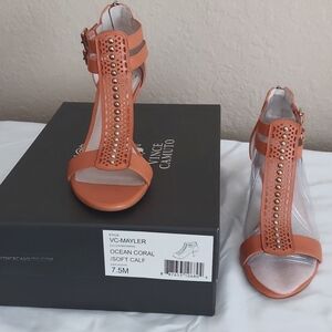 NEW Vince Camuto Women's Mayler Coral Sandal Size 7.5